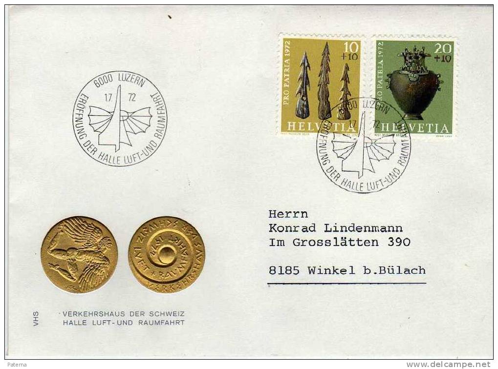 Carta,, LUZERN 1972   (Suiza) , Cover, Letter - Briefe U. Dokumente