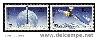 China 1996-27 47th Congress Of Int Astronautical Federation Stamps Space Globe Astronomy - Astronomie