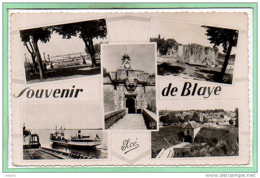 33 - BLAYE -- 5 Vues - 1960 - Blaye