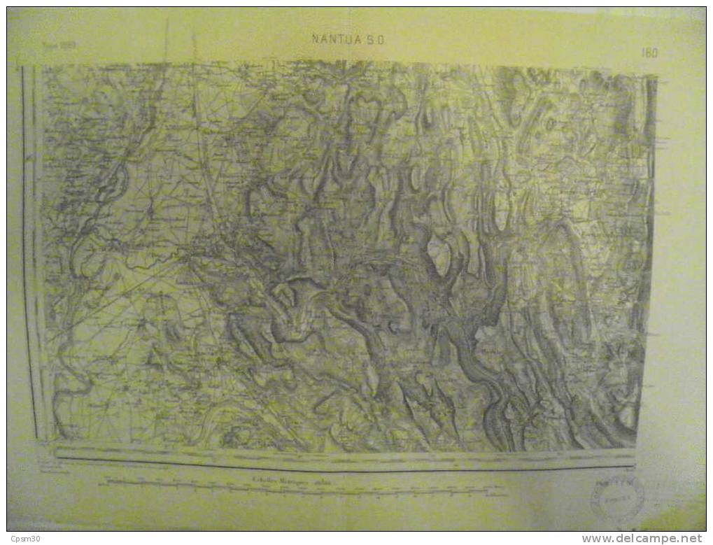 CARTE GEOGRAPHIQUE 01 AIN NANTUA S.E. Noir Et Blanc; Type 1889 - Topographische Karten