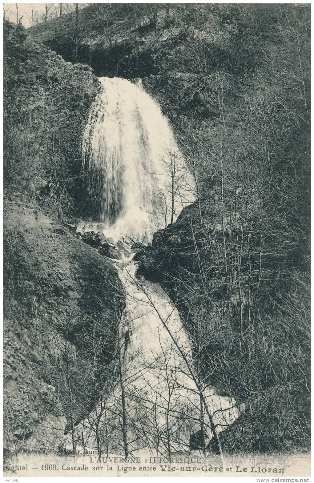 Cascade Sur La Ligne De VIC-SUR-CÈRE Et LE LIORAN - Autres & Non Classés