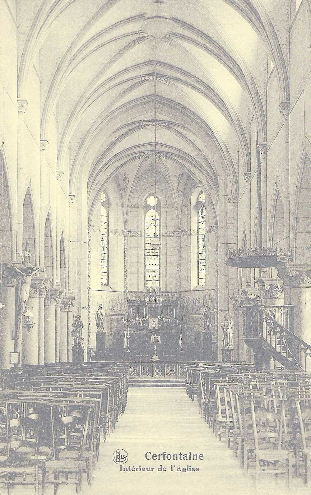 CERFONTAINE - INTÉRIEUR DE L'EGLISE - Cerfontaine