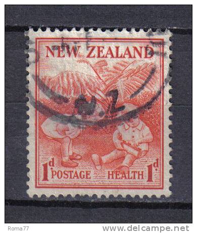 ZEL41 - NUOVA ZELANDA 1938 , Giorgio VI  Yvert N. 240  Usato - Used Stamps
