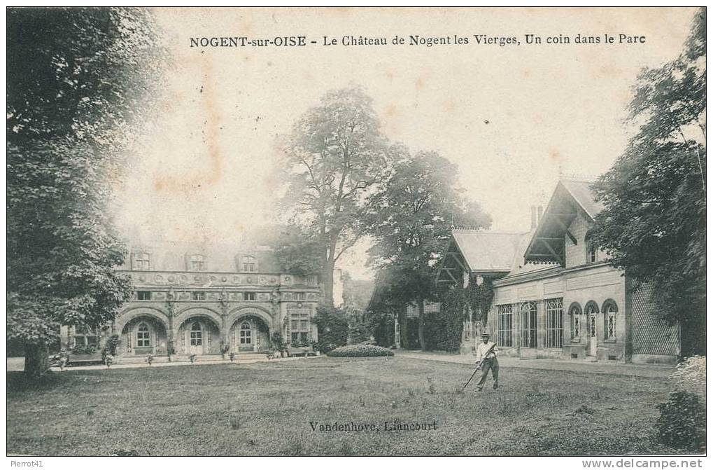 NOGENT SUR OISE - Le Château De NOGENT-LES-VIERGES - Un Coin Dans Le Parc - Nogent Sur Oise