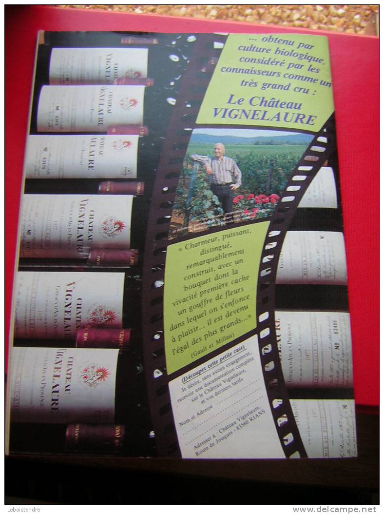 REVUE : LA TABLE & MA CUISINE-FEVRIER 1982 -N° 47 - Cuisine & Vins