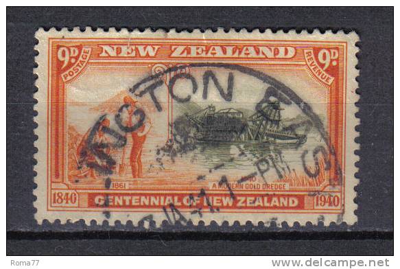 ZEL44 - NUOVA ZELANDA 1940 , Giorgio VI  Yvert N. 254  Usato - Used Stamps