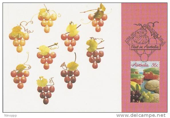 Australia-1987 Fruits,Vine Fruits And Melons Maximum Card - Maximum Cards