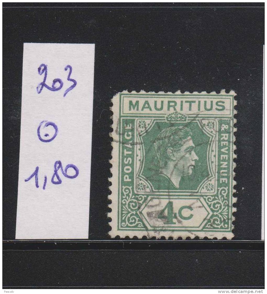 Yvert 203 Oblitéré - Mauritius (1968-...)