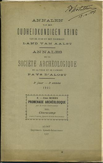 Promenade Archéologique Par La Route Antéromaine - Cherscamp. - Antiquariat