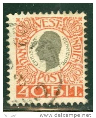 Danish West Indies 1905 40b King Christian Issue #35 - Danish West Indies