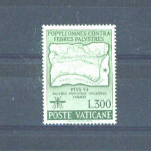 VATICAN - 1962 Malaria 300L MM - Ungebraucht