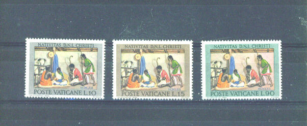 VATICAN - 1962 Christmas MM - Ungebraucht