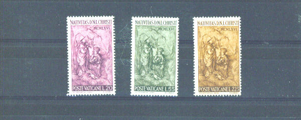 VATICAN - 1966 Christmas MM - Ungebraucht