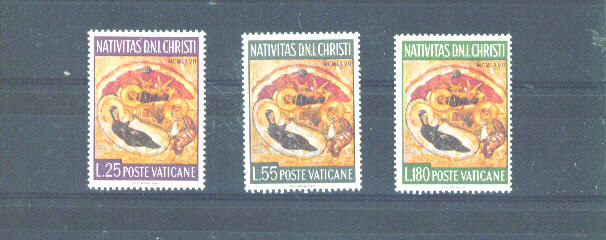 VATICAN - 1967  Christmas MM - Ungebraucht