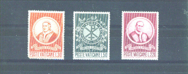 VATICAN - 1969  St Peters Circle Society MM - Ungebraucht