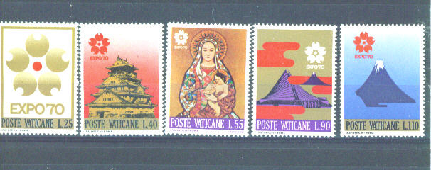 VATICAN - 1970  Expo 70 MM - Unused Stamps