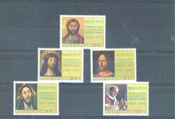 VATICAN - 1970  Pope Paul VI MM - Unused Stamps