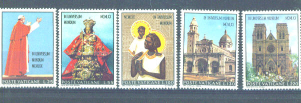 VATICAN - 1970  Asia And Oceania Visit MM - Unused Stamps
