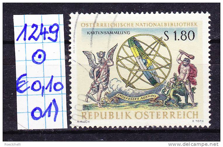 28.9.1966 - SM A. Satz  "Österreichische Nationalbibliothek"  -  O  Gestempelt - Siehe Scan  (1249o 01-06) - Gebruikt