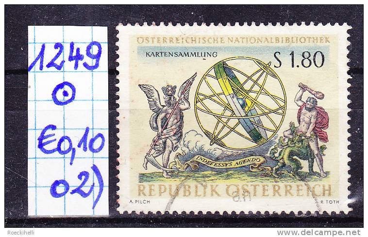 28.9.1966 - SM A. Satz  "Österreichische Nationalbibliothek"  -  O  Gestempelt - Siehe Scan  (1249o 01-06) - Gebruikt