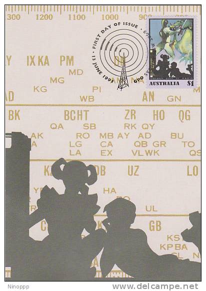 Australia-1991 Golden Days Of Radio,Children´s Programmes  Maximum Card - Maximum Cards