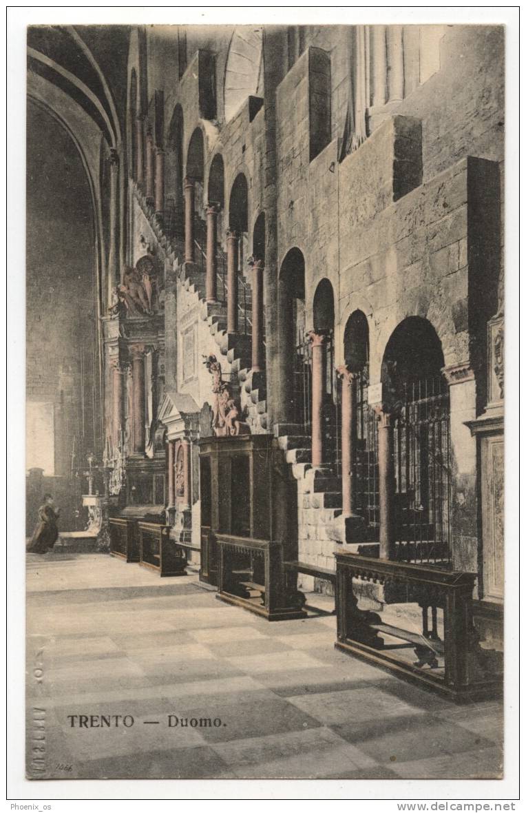 ITALY - TRENTO, Duomo, Old Postcard - Trento