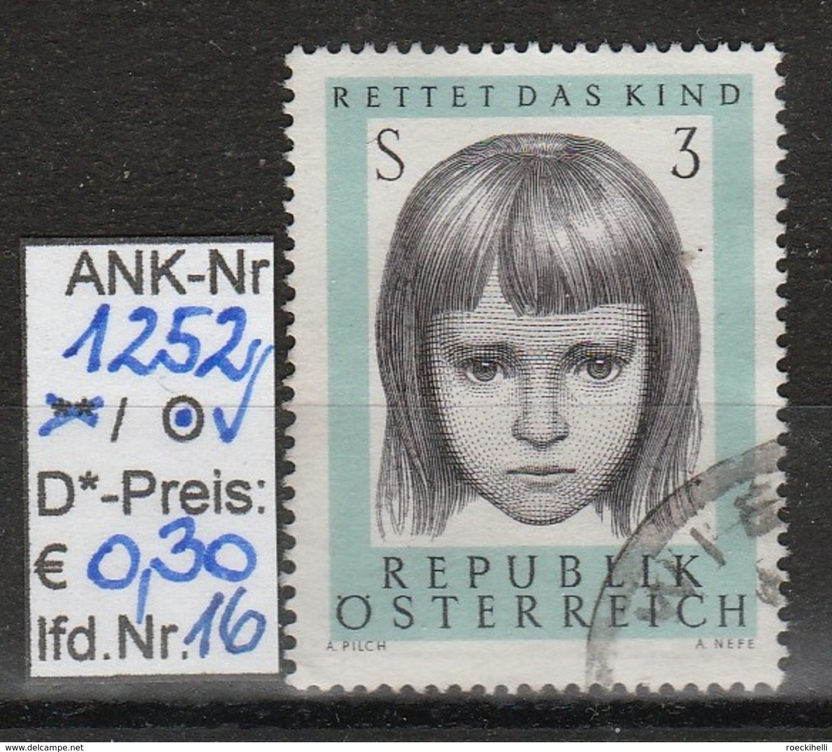 3.10.1966 - SM "10 Jahre Österr. Gesellschaft - Rettet das Kind" -  o gestempelt - siehe Scan (1252o 01-19)