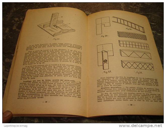 Les Machines A Bois D'établis. Revue Technique Années 1950. ENVOI GRATUIT !  Menuiserie - Herramientas Antiguas