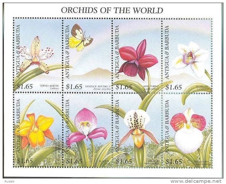 Antigua 1997 Yvertn° 2206-13 *** MNH   Cote 18 Euro Fleurs Bloemen Flowers - Antigua E Barbuda (1981-...)