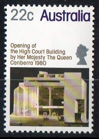 Australia 1980 22c High Court Building Opening MNH - Nuovi