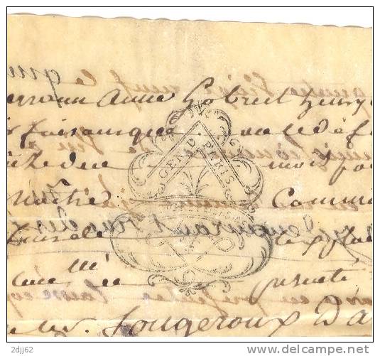 Parchemin De Paris, Timbre Du 1.10.1780 De 14 Sols (ref Devause 521) Sur Lettre Du 31.12.1788 - Sentence Du Chatelet . - Storia Postale
