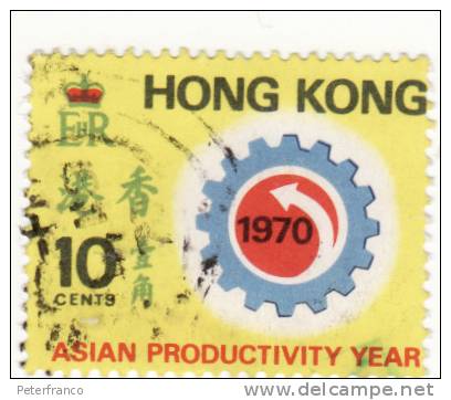 1970 Hong Kong - Asian Productivity Year - Gebruikt