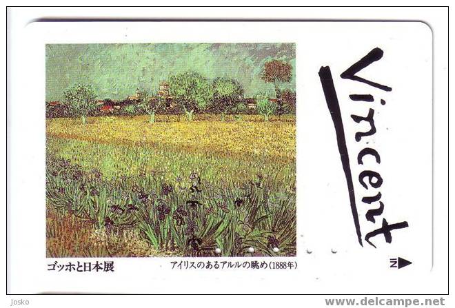 VINCENT VAN GOGH (Japan Old Card) Painting Masterpiece Peinture Tableau Malerei Pittura Cuadro Quadro Tableaux - Painting