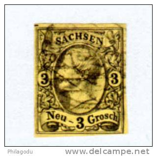 Saxe 1855-66, Jean 1er, N° 10, Cote 8 €, - Sachsen