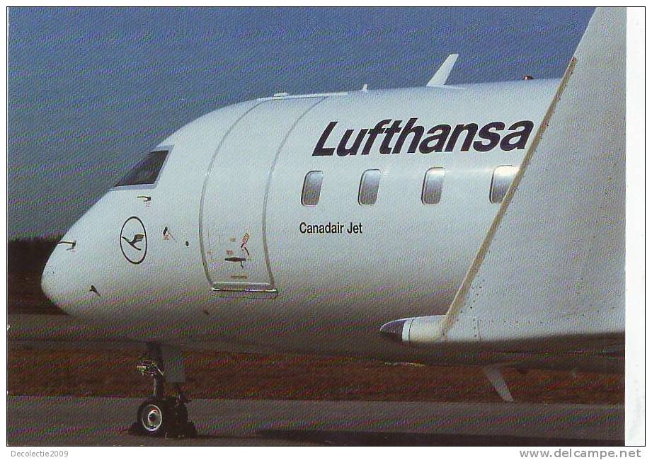 ZS3623 Aviation Avions Lufthansa Canadair Jet Not Used Perfect Shape - 1946-....: Moderne