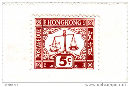 Hong Kong - Francobollo Fiscali Postali