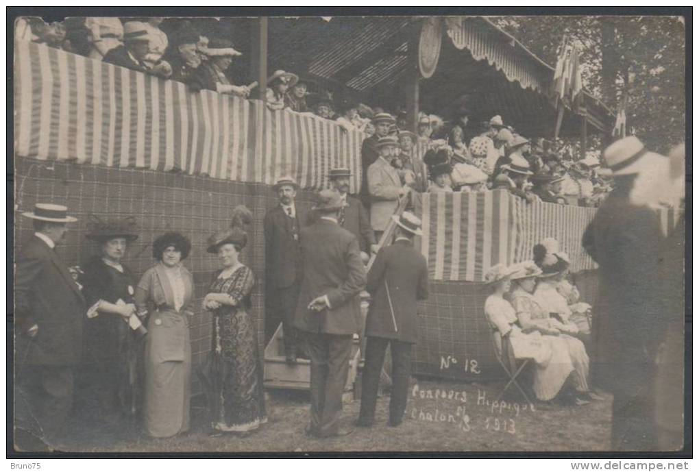 71 - Carte Photo - CHALON-SUR-SAONE - Concours Hippique - 1913 - Chalon Sur Saone