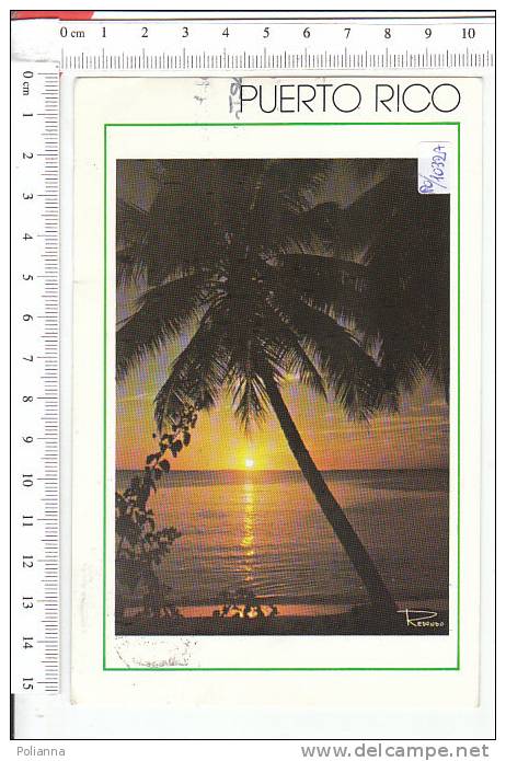 PO1032A# PUERTO RICO - SALINAS - Tramonto  VG Bahamas 1992 - Puerto Rico