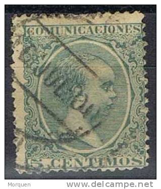 España 5 Cts Alfonso XIII, Num 216 º - Oblitérés