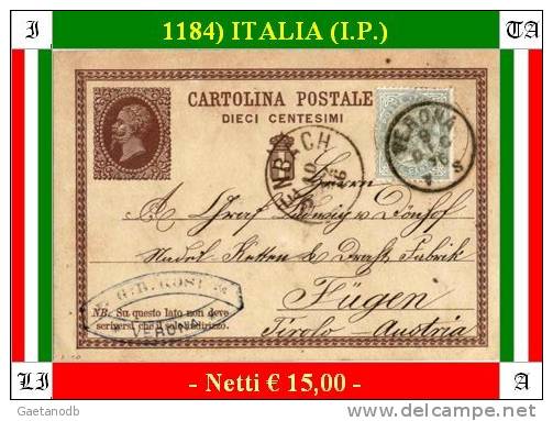 Verona 01184 (I.P.) - Stamped Stationery