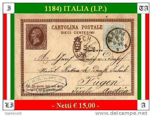 Verona 01184 (I.P.) - Interi Postali