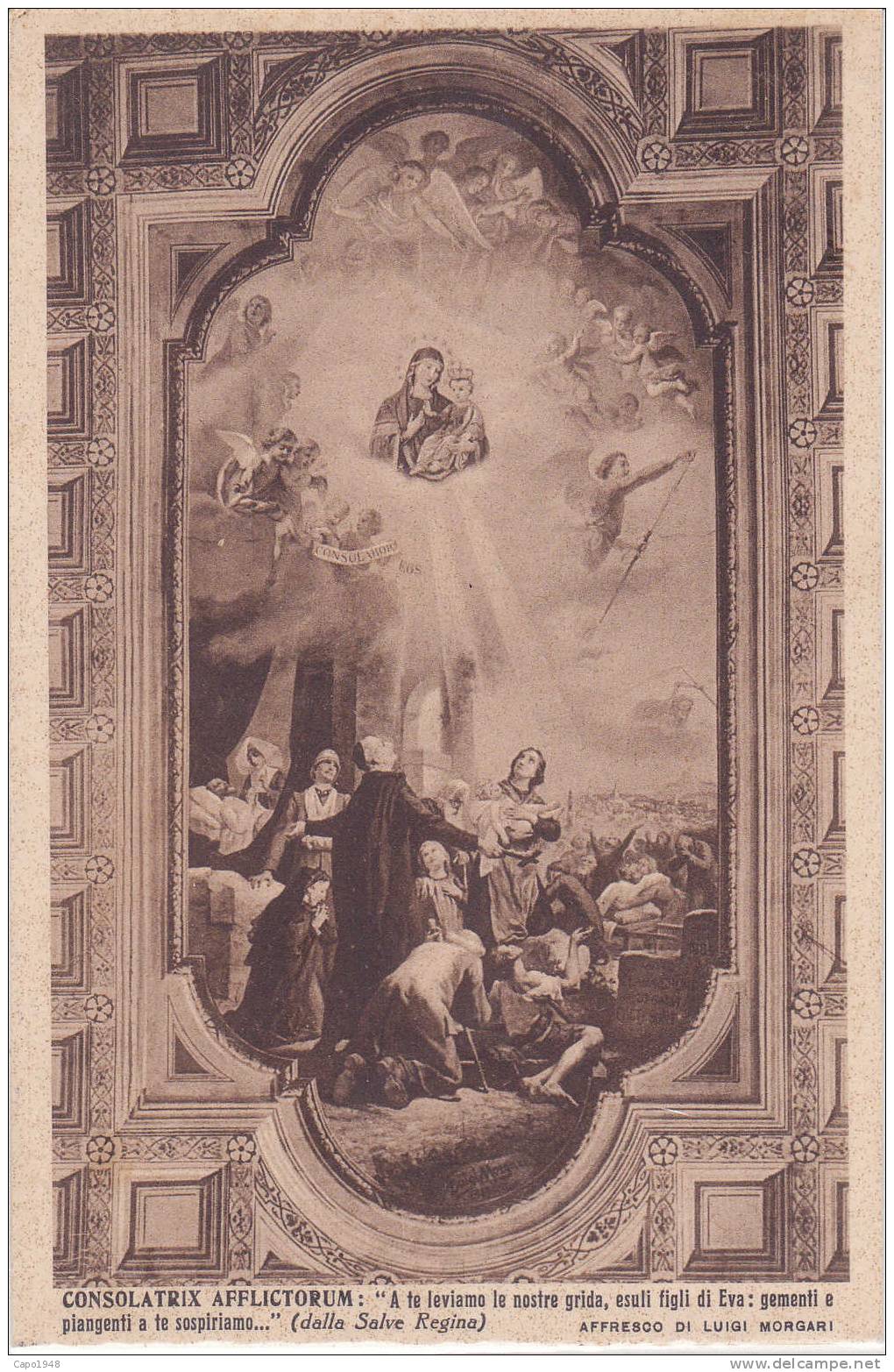 CARD SALUZZO SANTUARIO DELLA CONSOLATA CON MADONNA "CONSOLATRIX AFFLICTORUM"  (CUNEO)      -FP- V-2-  0882-9703 - Autres & Non Classés