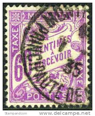 Monaco J12 Used 60c Postage Due From 1934 - Taxe