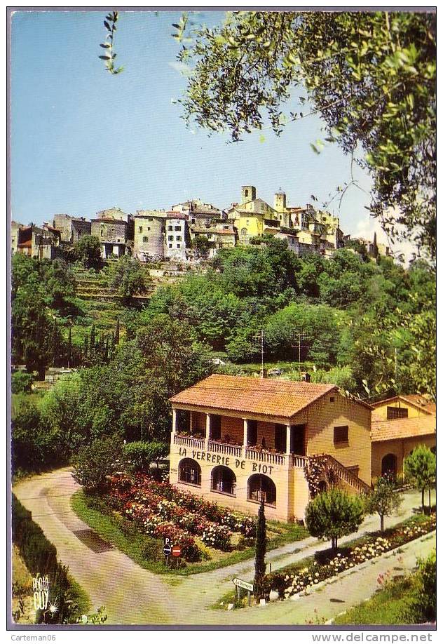 06 - Biot - Vue De La Verrerie - Biot