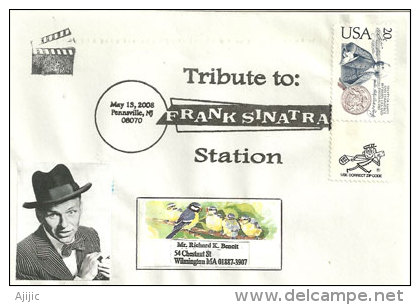 USA. Hommage A Frank Sinatra De Son Village Natal  En New-Jersey - Cantantes