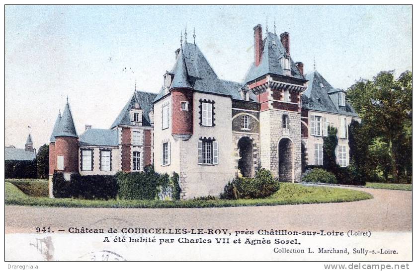 Château De Courcelles-le-roy, Prés De Chatillon-sur-loire - A été Habité Par Charles VII Et Agnès Sorel - Chatillon Sur Loire