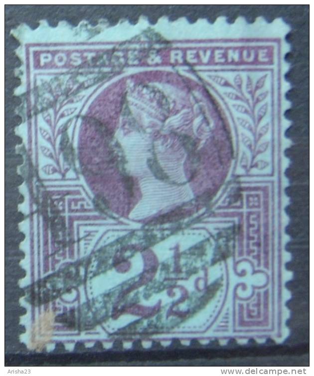 OS.8-4-4. Great Britan, 1887 2 1/2 D REGINA VITTORIA - Jubilee - Oblitérés