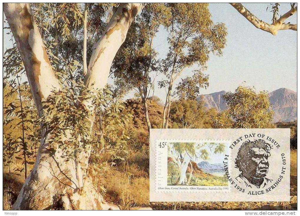 Australia-1993 Namatjira,the Ghost Gum  Maximum Card - Maximumkarten (MC)