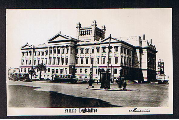 RB 594 - Real Photo Postcard - Palacio Legislative -  Montevideo - Uruguay - Uruguay