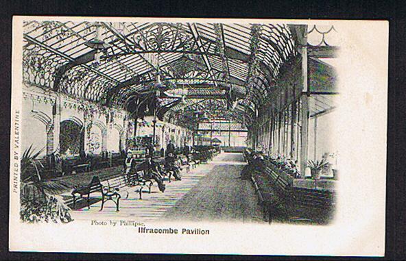 RB 594 - Early Undivided Back Postcard - Interior Of Ilfracombe Pavilion Devon - Ilfracombe